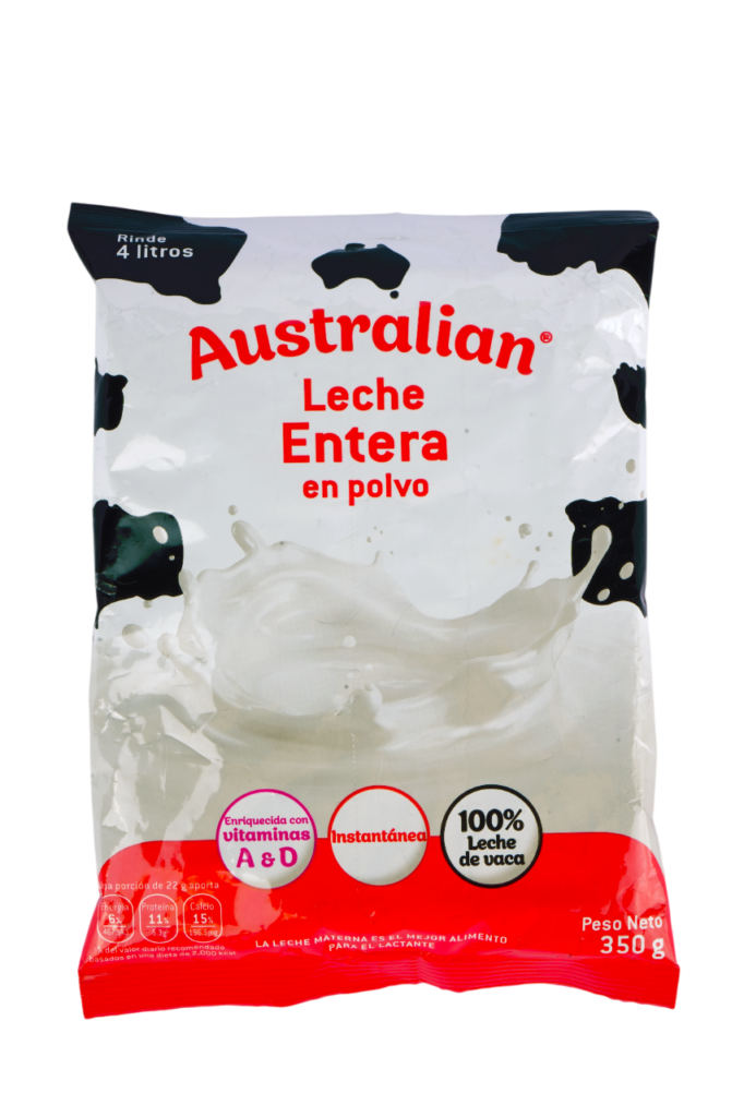 Leche Australian entera polvo