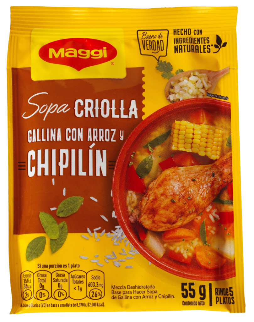 Sopa Criolla Gallina Arroz y Chipilin